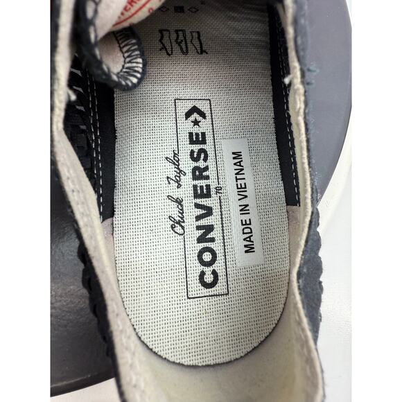 Converse All Star Chuck 70 Weave Womens Size 6 Low Sneakers 164591C Black Rare - Picture 7 of 10